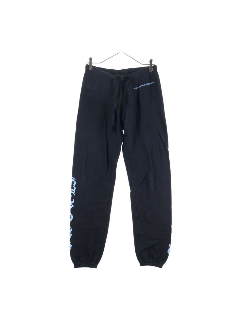 Chrome Hearts Vintage English Side Logo Sweatshirt Pant Sweatpants Black Pants
